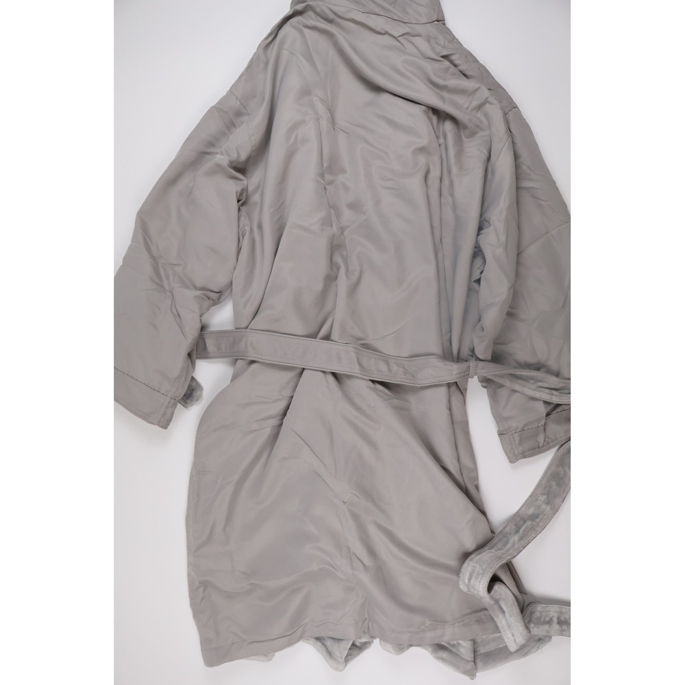 Mansfield Robe Hotel & Spa Microfiber Plush Fleece Gray 4X NWT